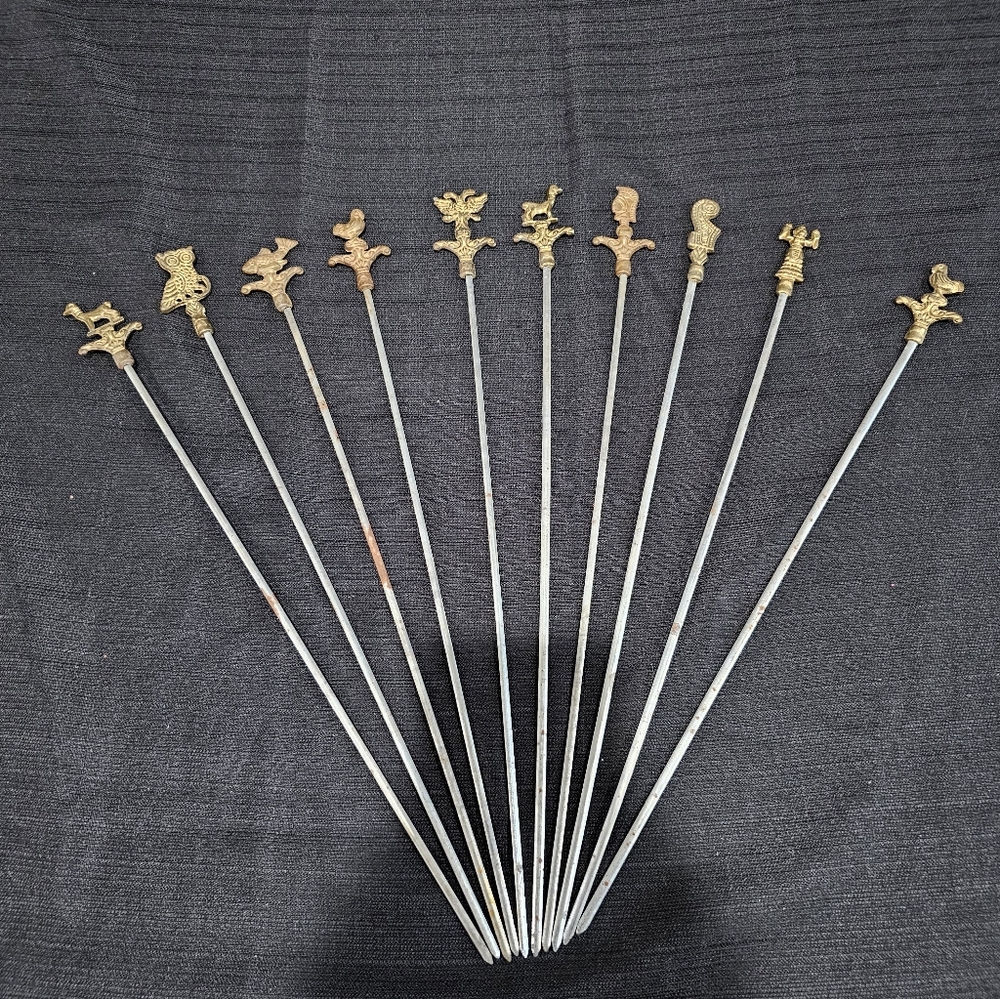 Vintage turkish Skewer Set